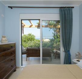 3 bedroom villa with pool and sea views in Barbati, Corfu, sleeps 8